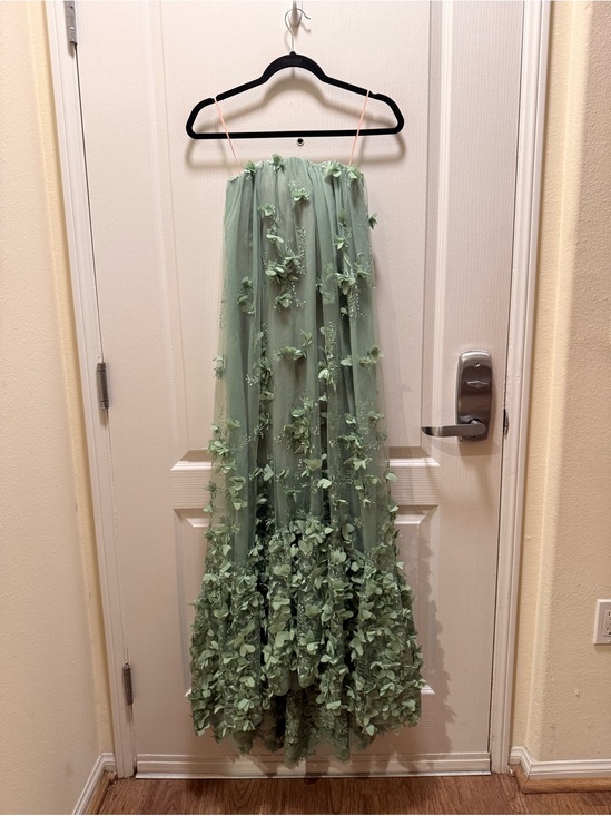 Helsi Dresses & Skirts - HELSI Sage Green Audrey Embroidered Floral Appliqué Dress  size XS Preloved
